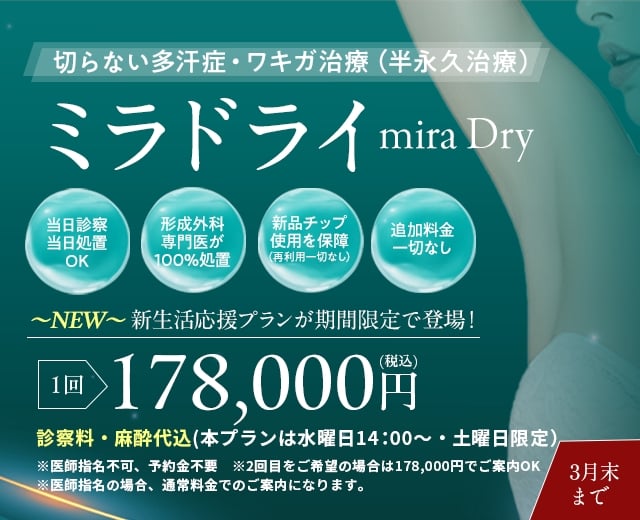 料金表 | 天王寺で医療レーザー脱毛は、大阪のつかはらクリニック。